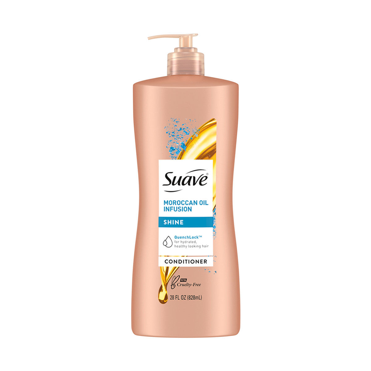 Suave Moroccan Oil Infusion Shine Conditioner, 28 fl oz