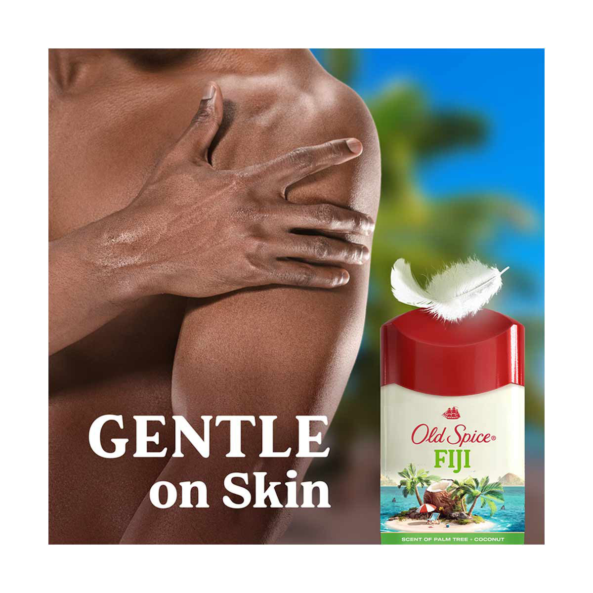 Old Spice Men's Antiperspirant & Deodorant Fiji with Palm Tree, 24/7 Sweat Protection, 2.6oz