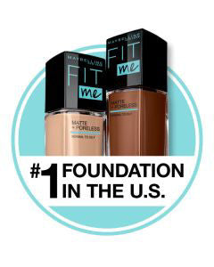 Maybelline Fit Me Matte + Poreless Liquid Foundation Makeup - Ivory