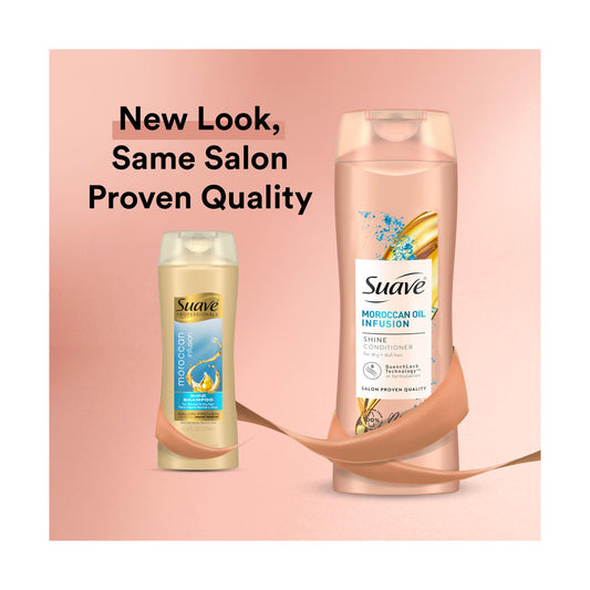 Suave Moroccan Oil Infusion Conditioner - Shine, 12.6 fl oz