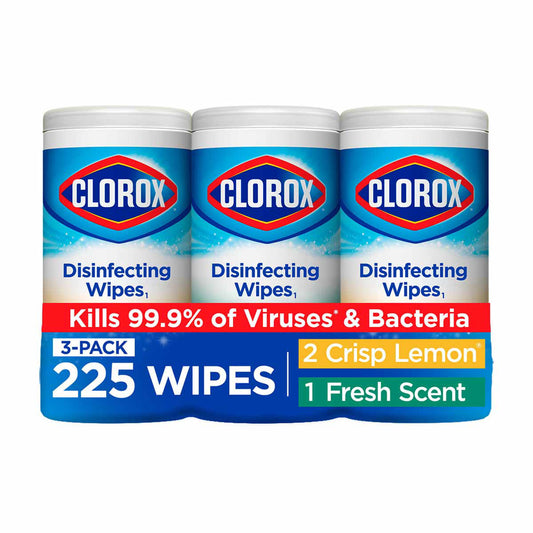 Clorox Bleach Free Disinfecting Wipes Value Pack, 3 pk