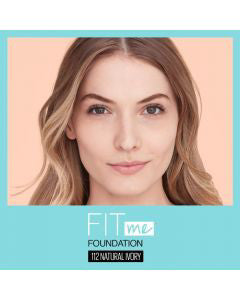 Maybelline Fit Me Matte + Poreless Liquid Foundation Makeup - Natural Ivory