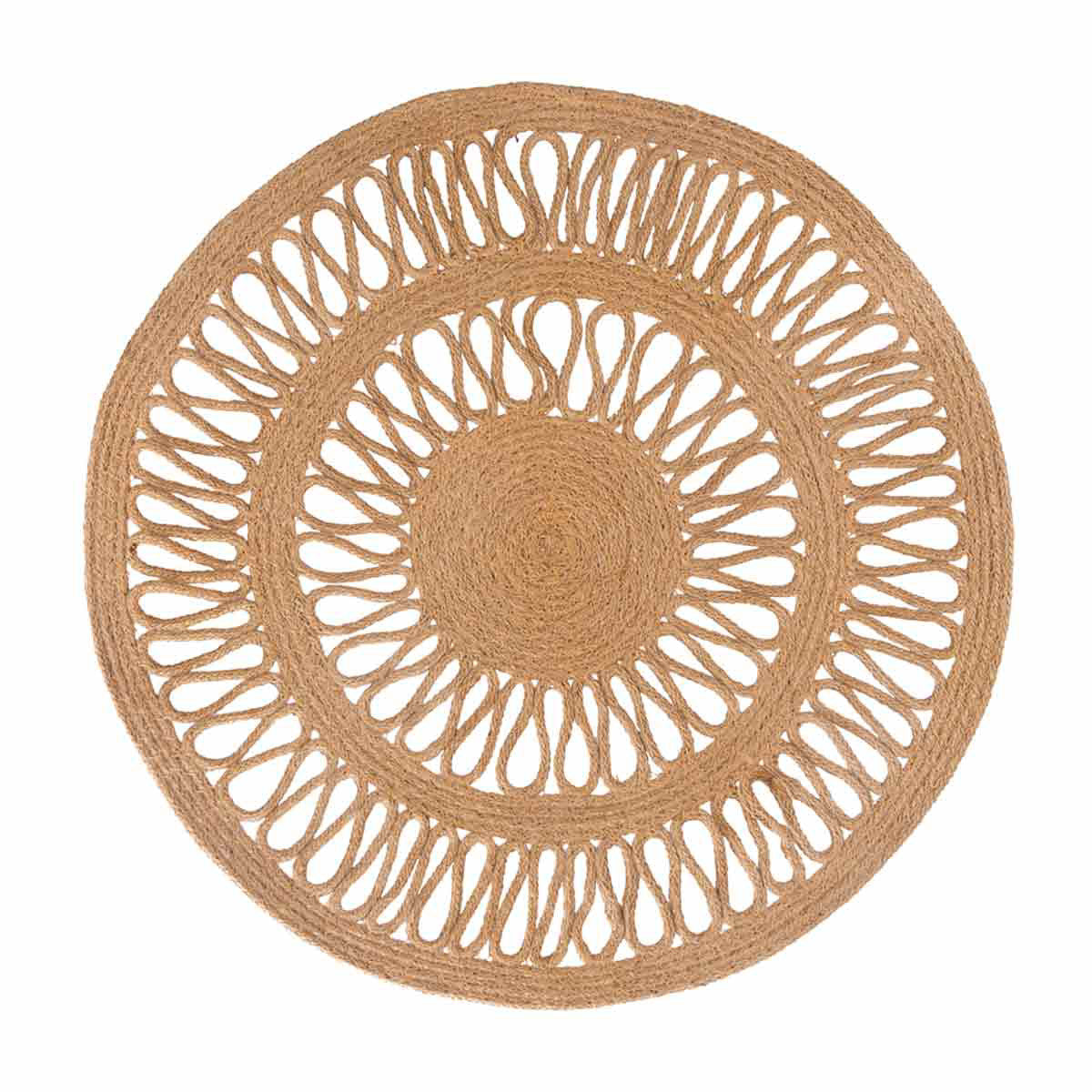Modern Round Jute Placemat