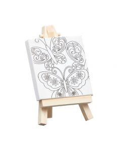 Mini Crafts Canvas & Easel - Assorted