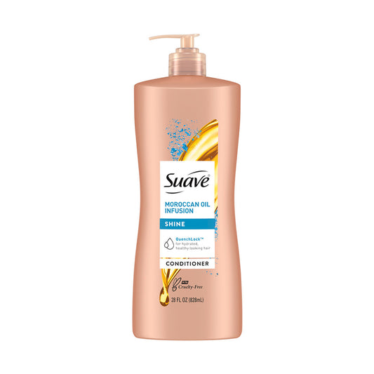 Suave Moroccan Oil Infusion Shine Conditioner, 28 fl oz