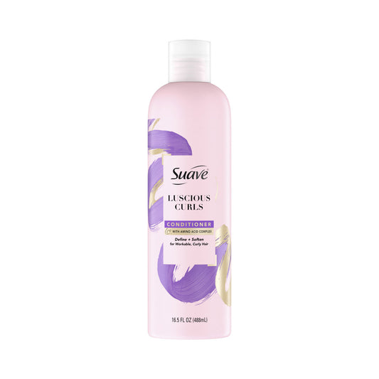 Suave Luscious Curls Conditioner, 16.5 fl oz