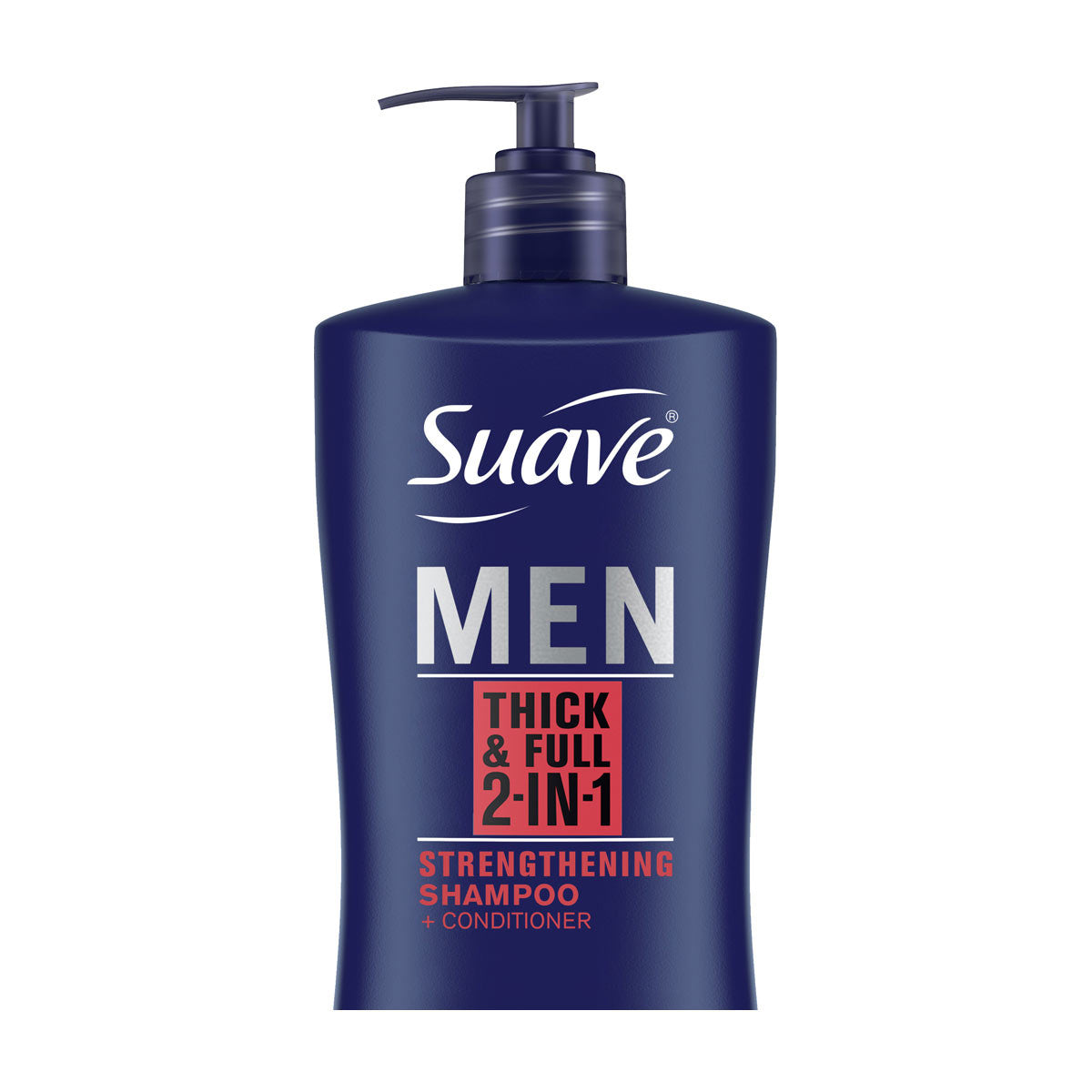 Suave Men Thick & Full 2-in-1 Shampoo & Conditioner - Birch & Oak Wood Scent, 28 fl oz