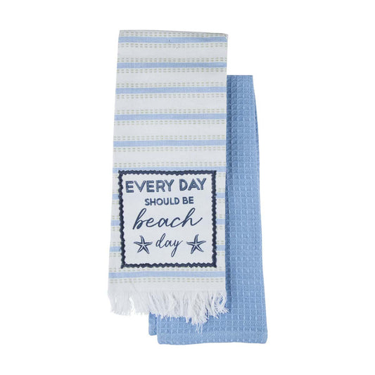True Living Tassel Kitchen Towels, 2 ct, Assorted