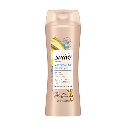 Suave Moroccan Oil Infusion Shampoo - Shine, 12.6 fl oz
