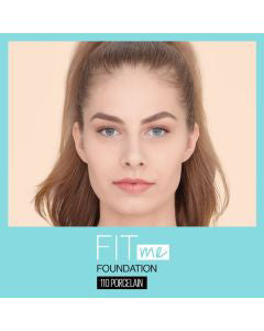 Maybelline Fit Me Matte + Poreless Liquid Foundation Makeup - Porcelain