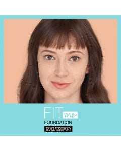 Maybelline Fit Me Matte + Poreless Liquid Foundation Makeup - Classic Ivory