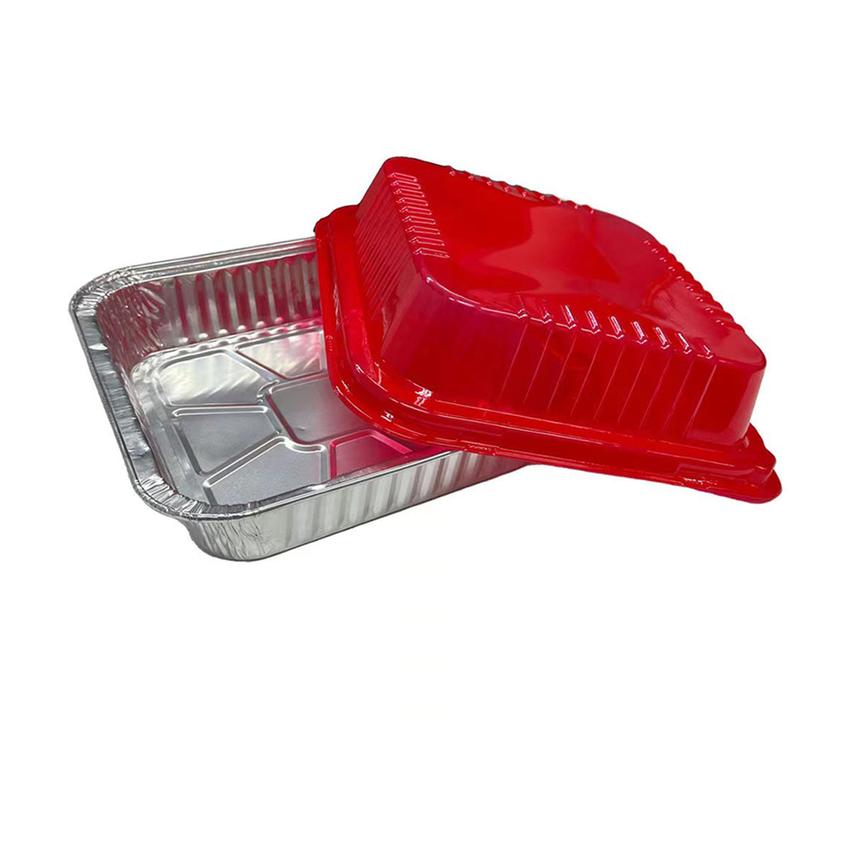 Foil Square Cake Pans with Lids, 2 pk