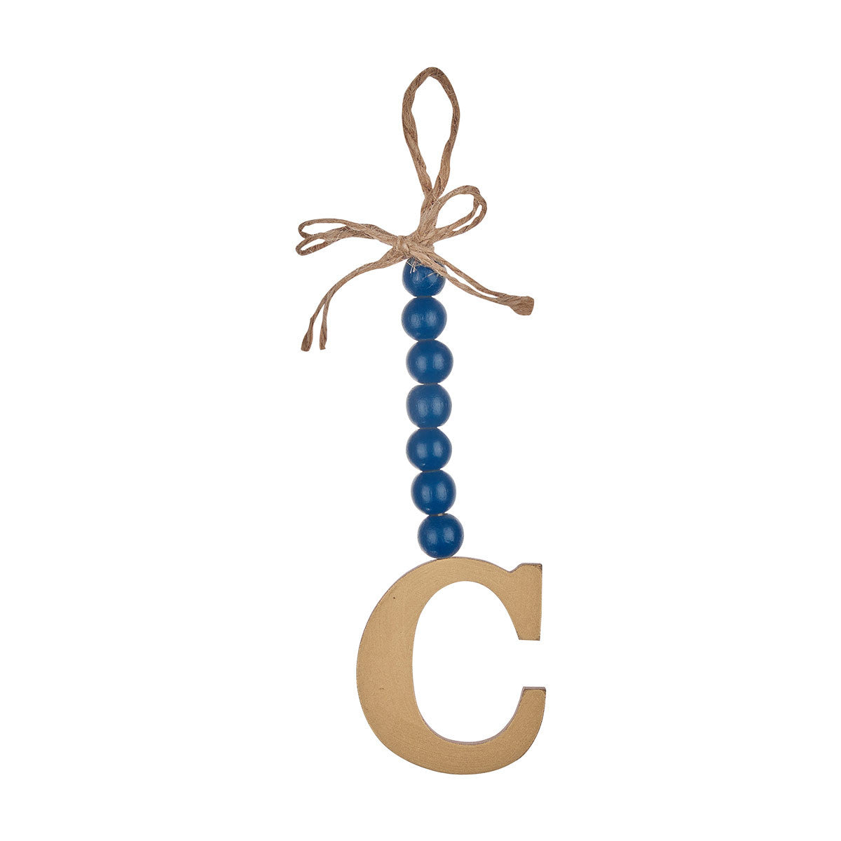 Wooden Letter Monogram Beads, Assorted