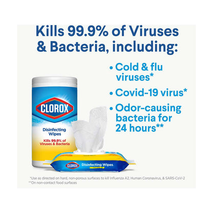 Clorox Bleach Free Disinfecting Wipes Value Pack, 3 pk
