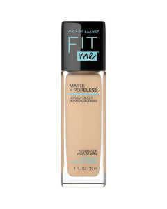 Maybelline Fit Me Matte + Poreless Liquid Foundation Makeup - Natural Beige