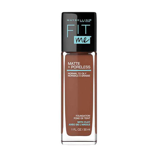 Maybelline Fit Me Matte + Poreless Liquid Foundation Makeup - Nutmeg