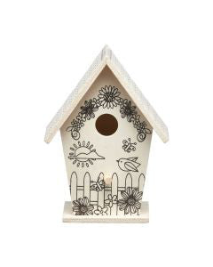 Mini Crafts Color-In Decorative Birdhouse