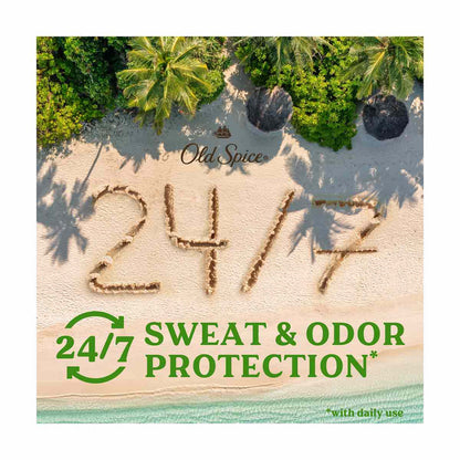 Old Spice Men's Antiperspirant & Deodorant Fiji with Palm Tree, 24/7 Sweat Protection, 2.6oz