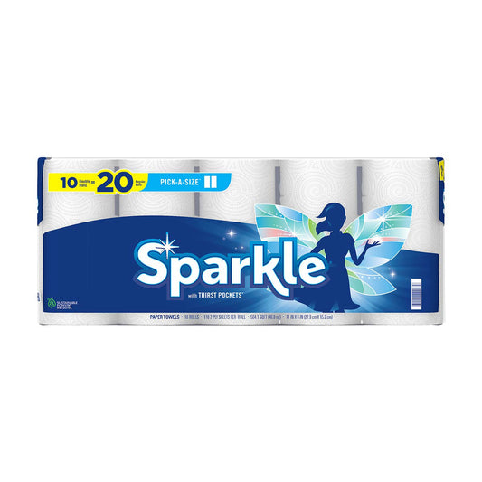Sparkle Pick-A-Size Paper Towels, 10 pk
