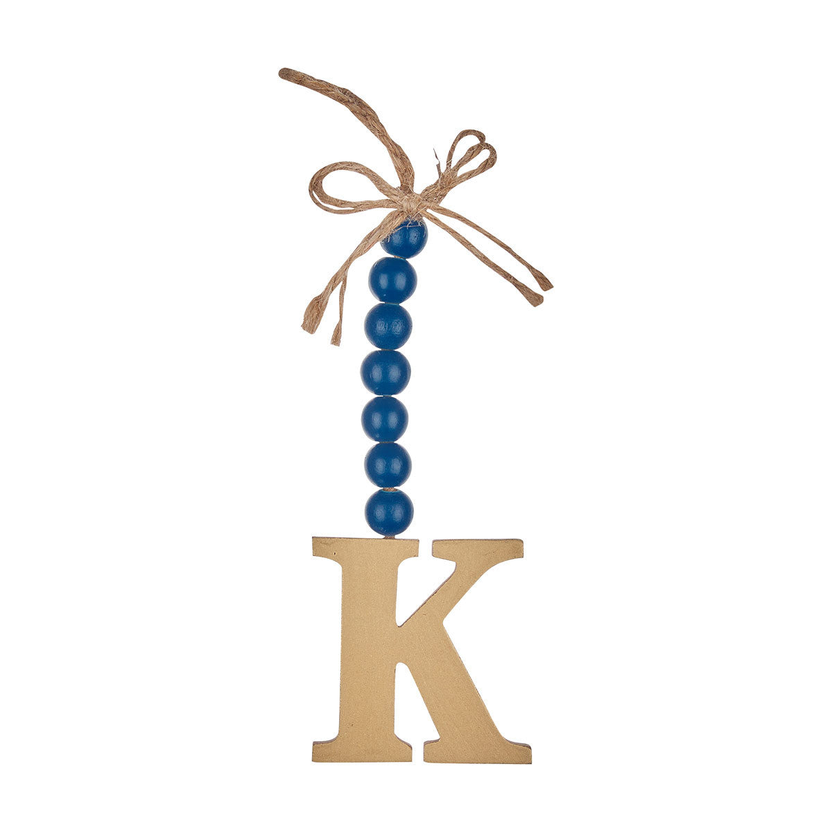 Wooden Letter Monogram Beads, Assorted