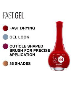 Maybelline Fast Gel Fast Drying Gel Nail Polish, Crystal - Golden Glory