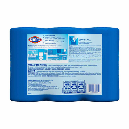 Clorox Bleach Free Disinfecting Wipes Value Pack, 3 pk