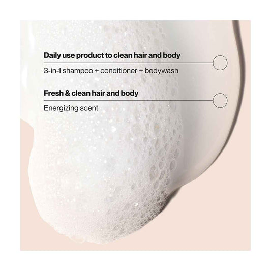 Suave Men Citrus Rush 3-in-1 Shampoo, Conditioner & Body Wash, 12.6 oz