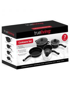 True Living 7-Piece Nonstick Cookware Set