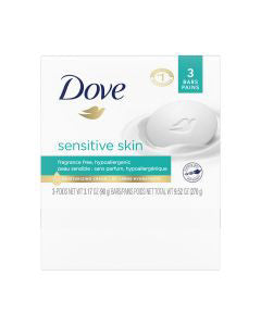 Dove Beauty Bar Soap, Sensitive Skin, 3.17 oz, 3 ct