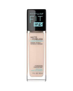 Maybelline Fit Me Matte + Poreless Liquid Foundation Makeup - Natural Ivory