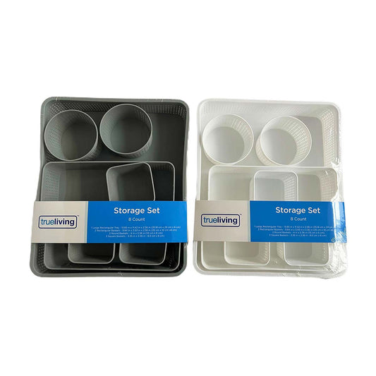 True Living Storage Set Assorted, 8 pc