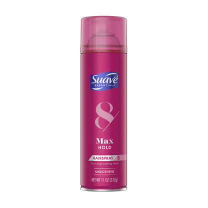 Suave Max Hold Unscented Hair Spray, 11 oz