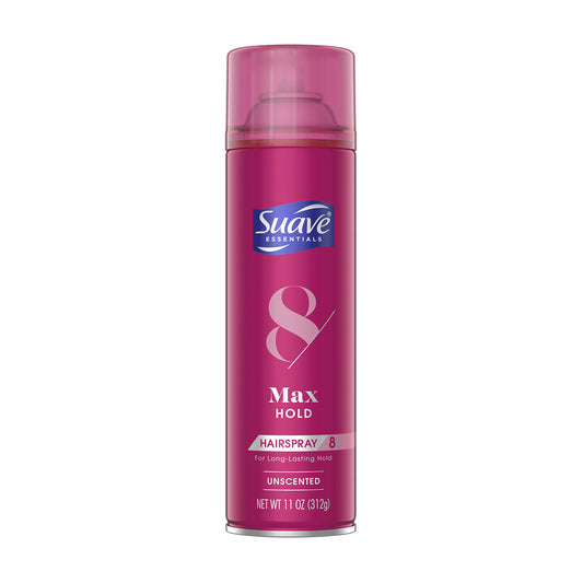 Suave Max Hold Unscented Hair Spray, 11 oz