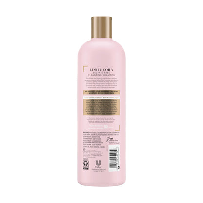 Suave Lush & Coily Sulfate Free Shampoo - Natural Shea Butter & Pure Coconut Oil, 16.5 fl oz
